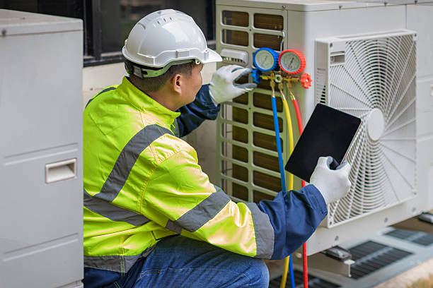 Professional Hvac Installation technician working in Oriskany Falls, NY